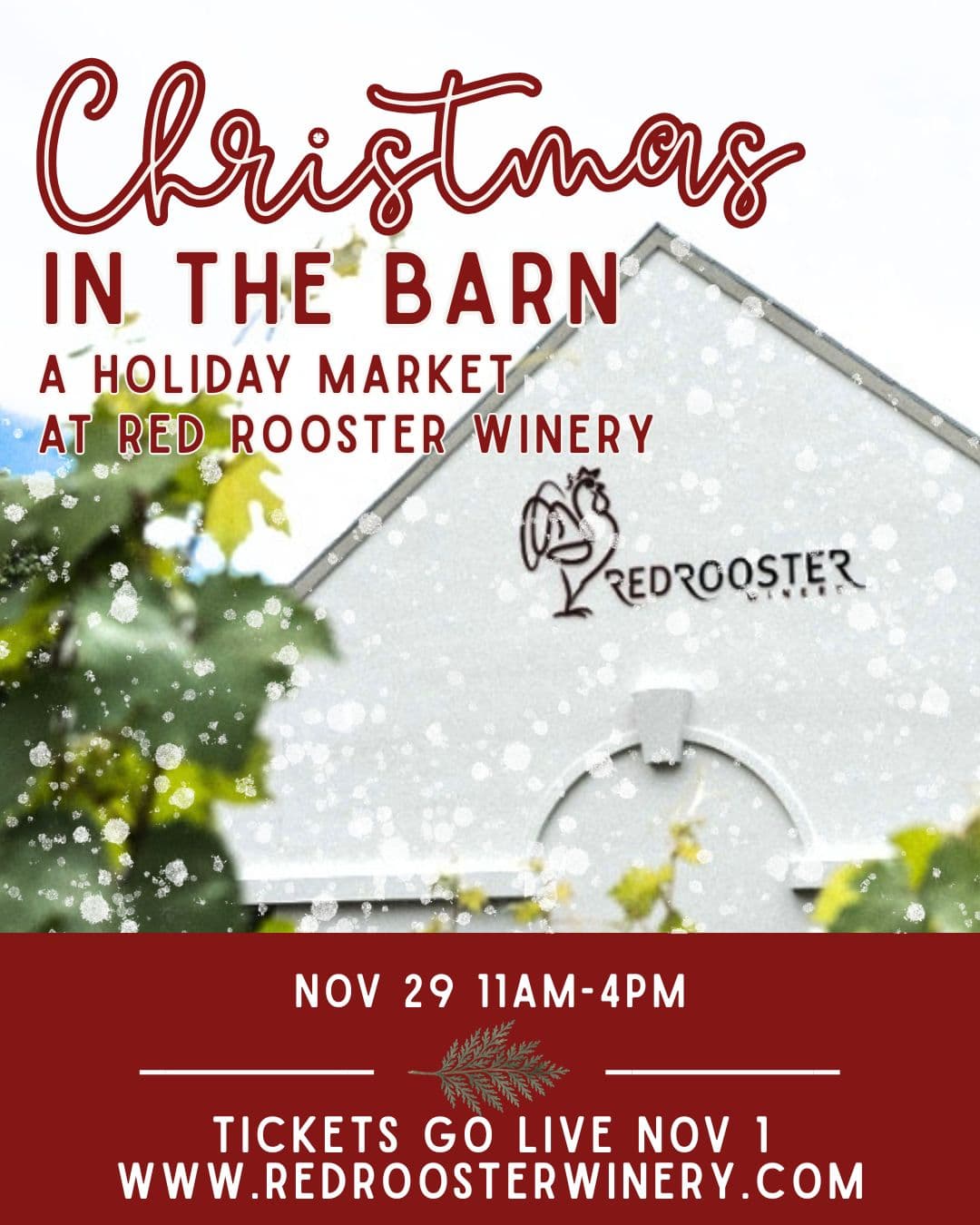 Christmas in the Barn - A Holiday Market at Red Rooster Winery at Red Rooster Winery