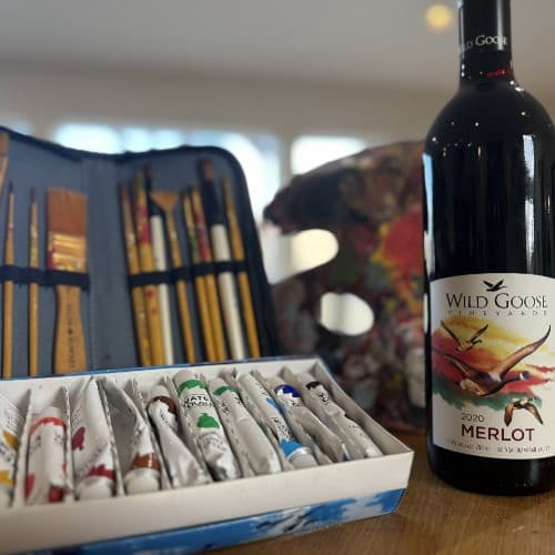 Winging it: Monet Meets Merlot at Wild Goose Winery at Wild Goose Winery