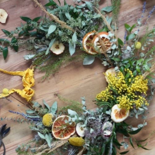 Winging It: Holiday Wreaths with Gems & Stems at Wild Goose Winery at Wild Goose Winery