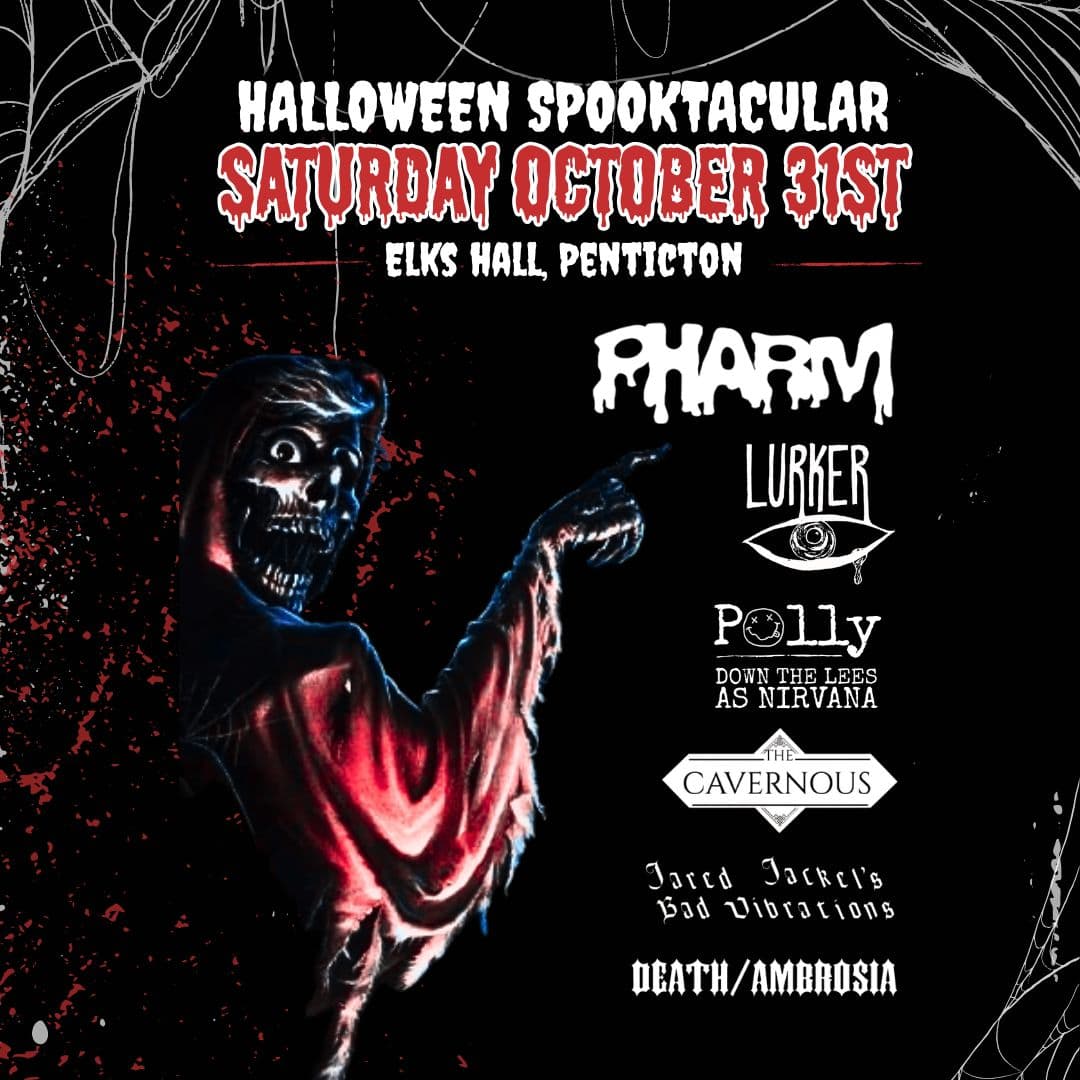 Halloween Spooktacular Rock Concert at the Elks Hall at Penticton