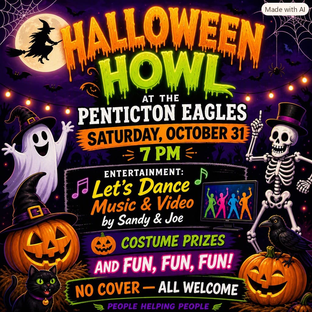 Halloween Howl at the Penticton Eagles at Penticton