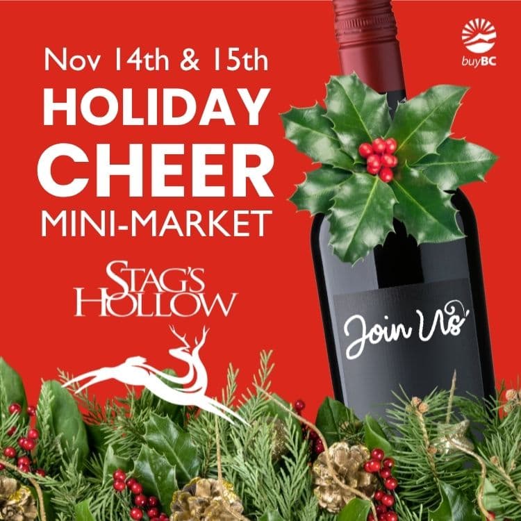 Poster for Holiday Cheer: Mini-Market at Stag's Hollow Winery