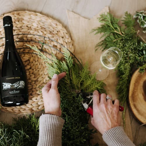 Wreath Making with Sahara Garden Art at Tinhorn Creek Vineyards at Tinhorn Creek Vineyards