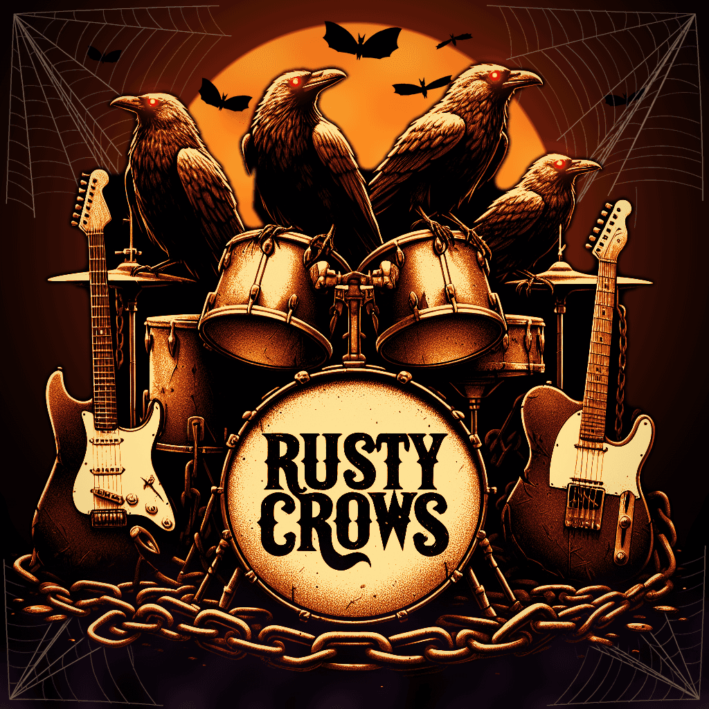 Poster for Halloween with Rusty Crows