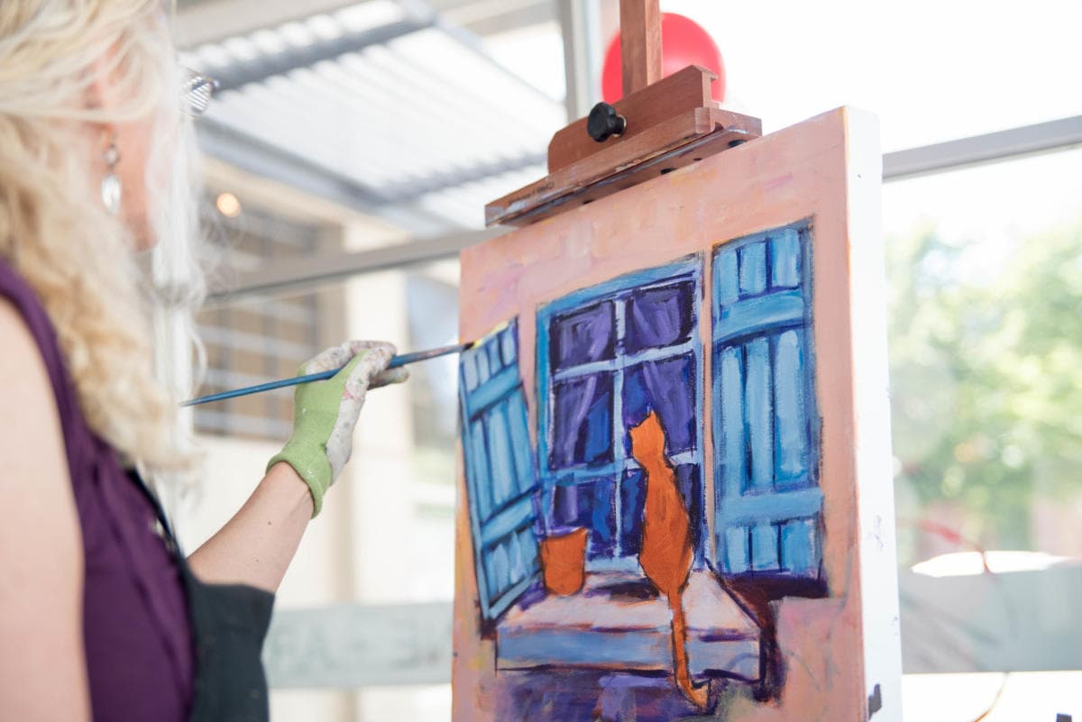 Wine & Paint Night: Monet Meets Merlot at West Kelowna