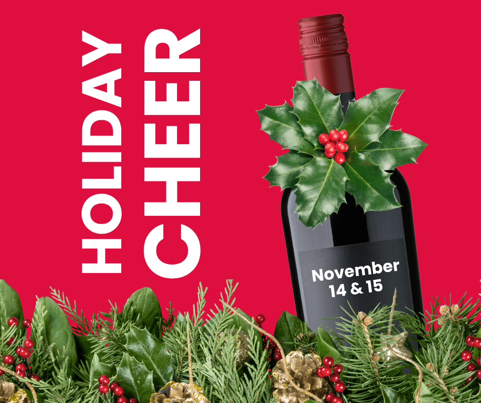 Poster for Holiday Cheer at Wild Goose Winery